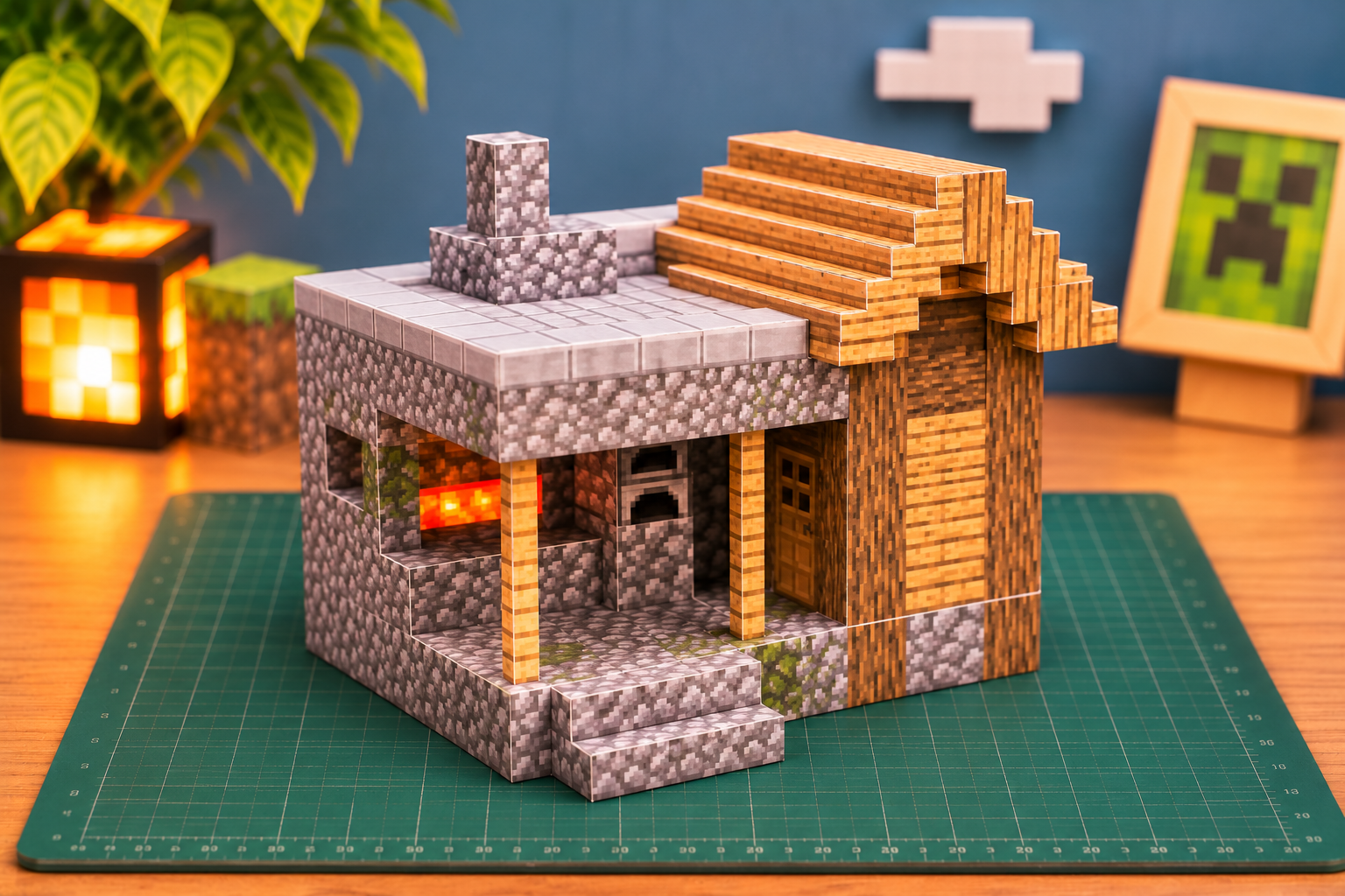 Full Minecraft Village DIY Kit