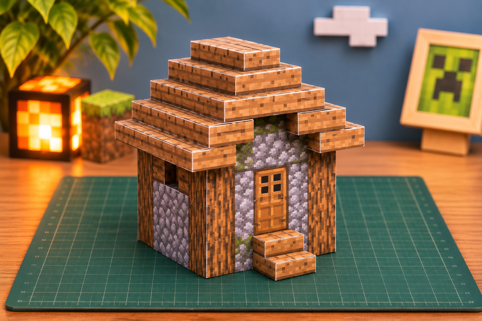 Full Minecraft Village DIY Kit