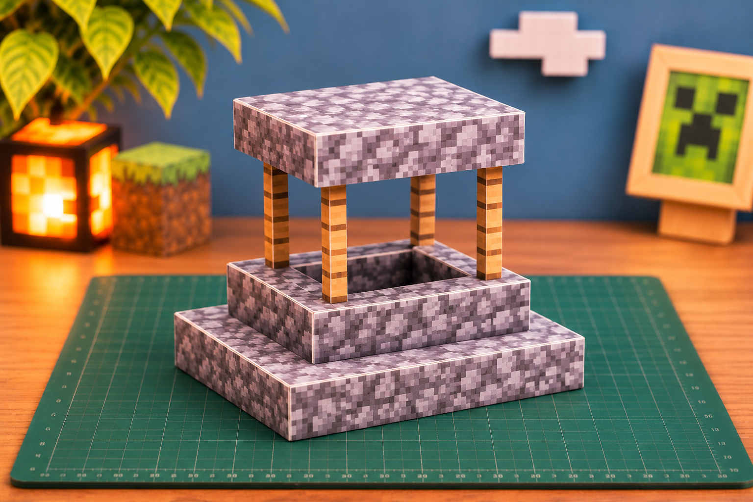 Full Minecraft Village DIY Kit